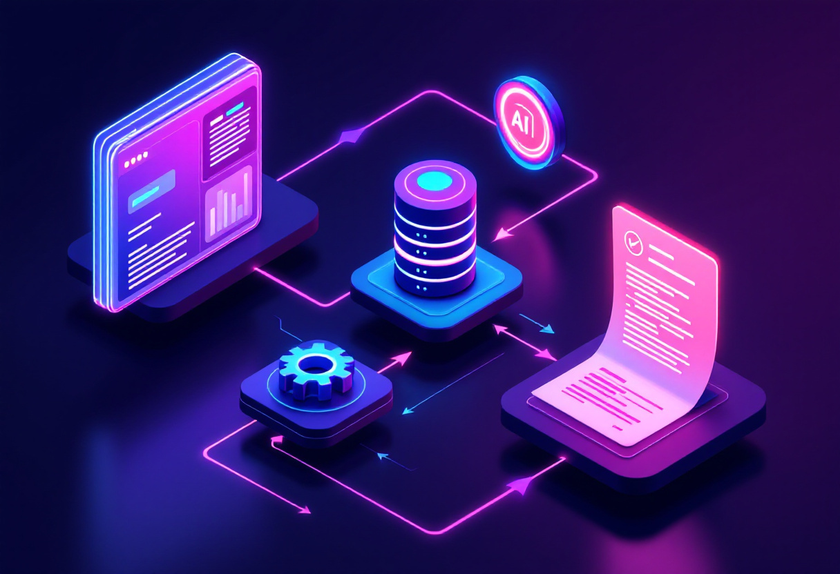 Schemat architektury matury-online.pl — frontend Astro, backend Node z Postgres na EC2 i ocena wypracowań przez AI