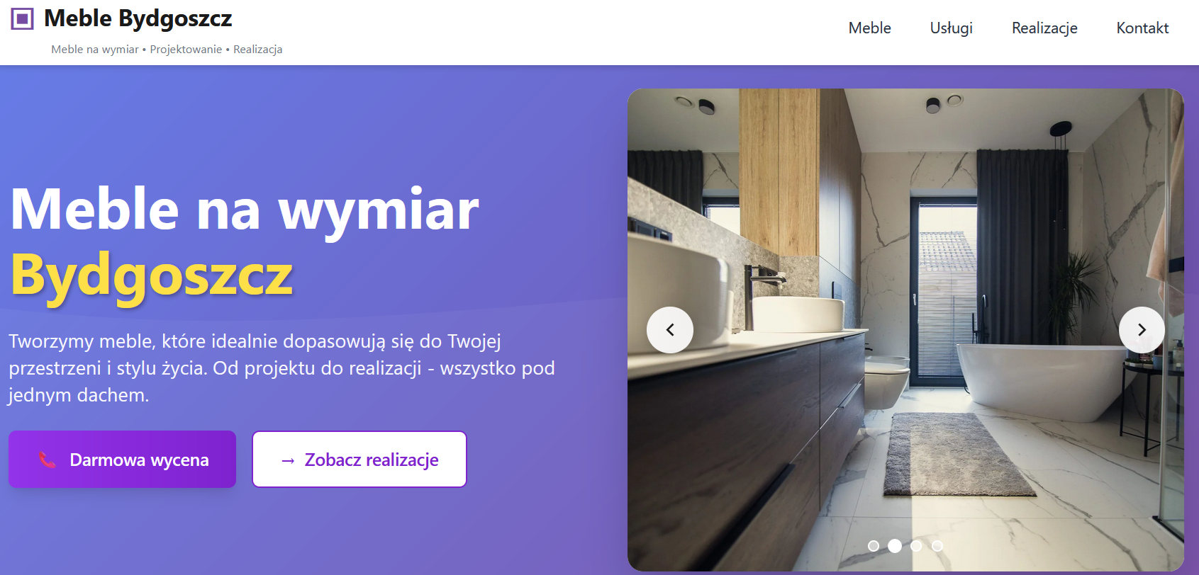 Meble-Bydgoszcz - strona internetowa